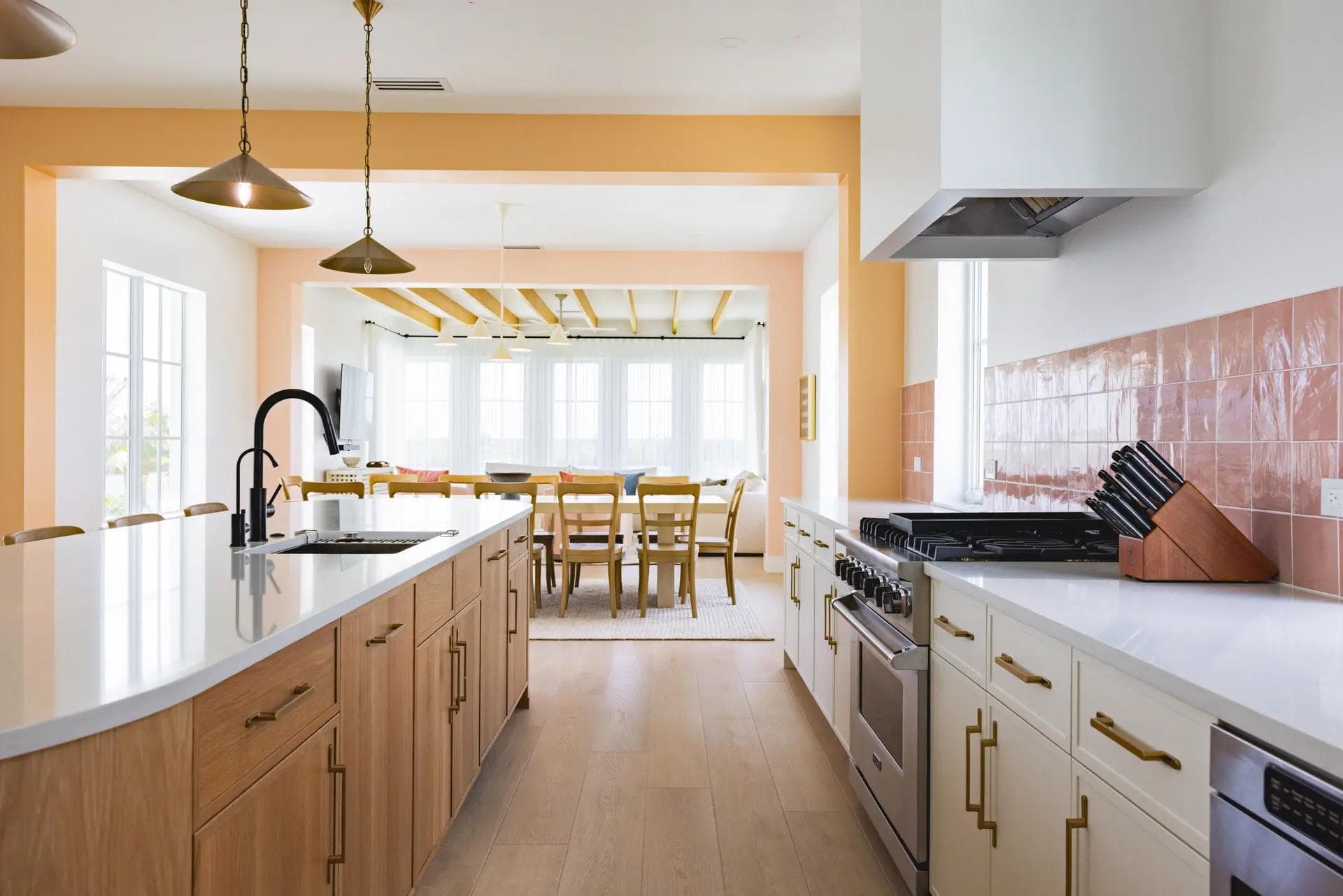 Equipped chef kitchens